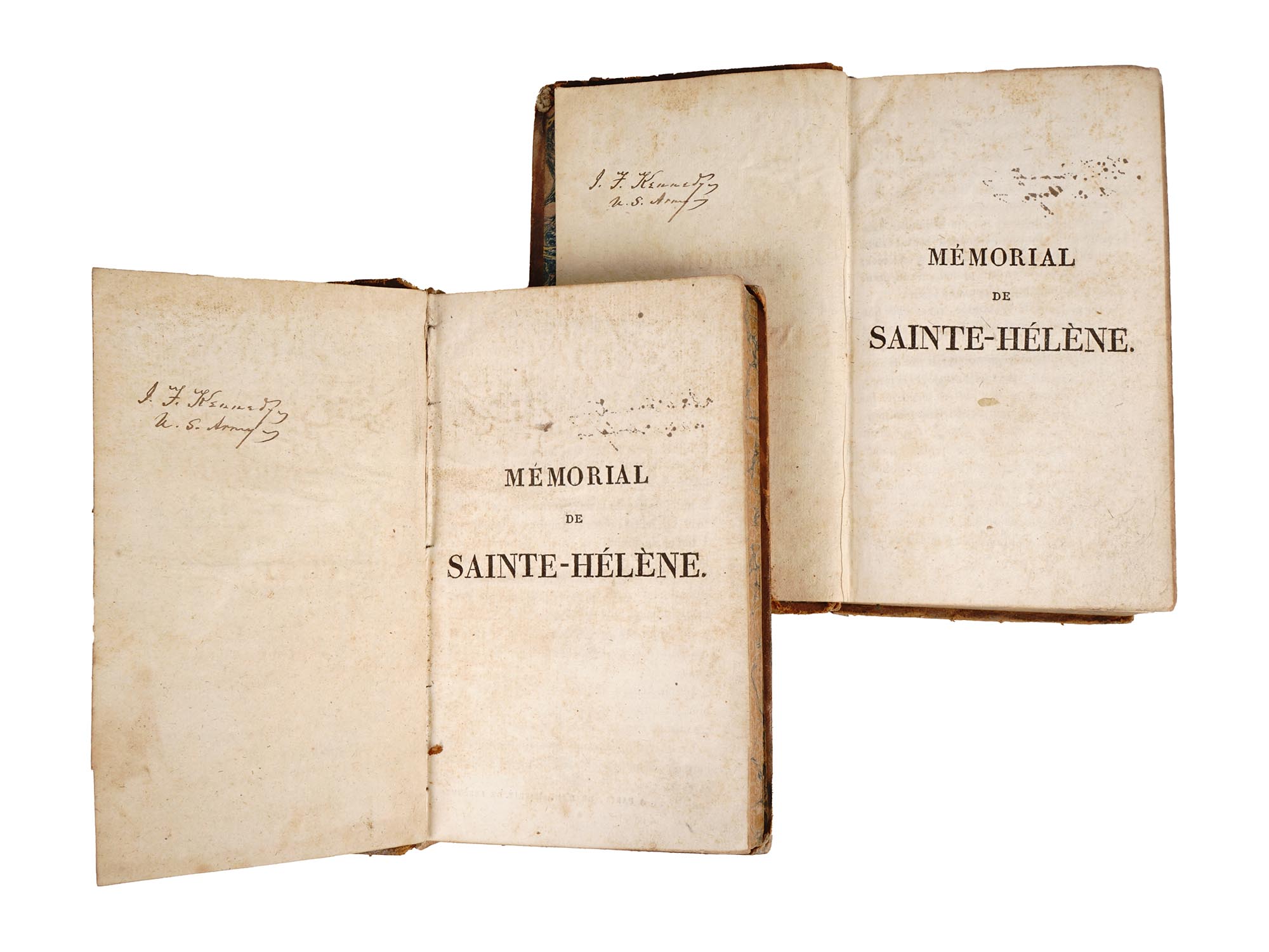 ANTIQUE 1823 NAPOLEON SAINT HELENA MEMORIAL BOOKS PIC-8
